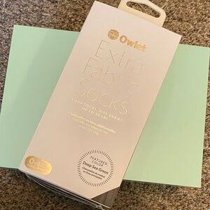 Owlet Deep Sea Green Baby Socks